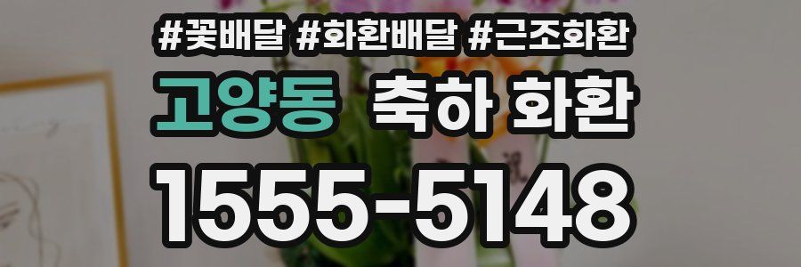 고양동 축하 화환