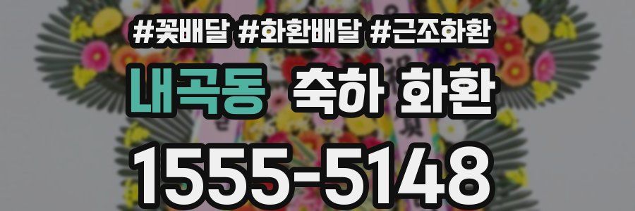 내곡동 축하 화환