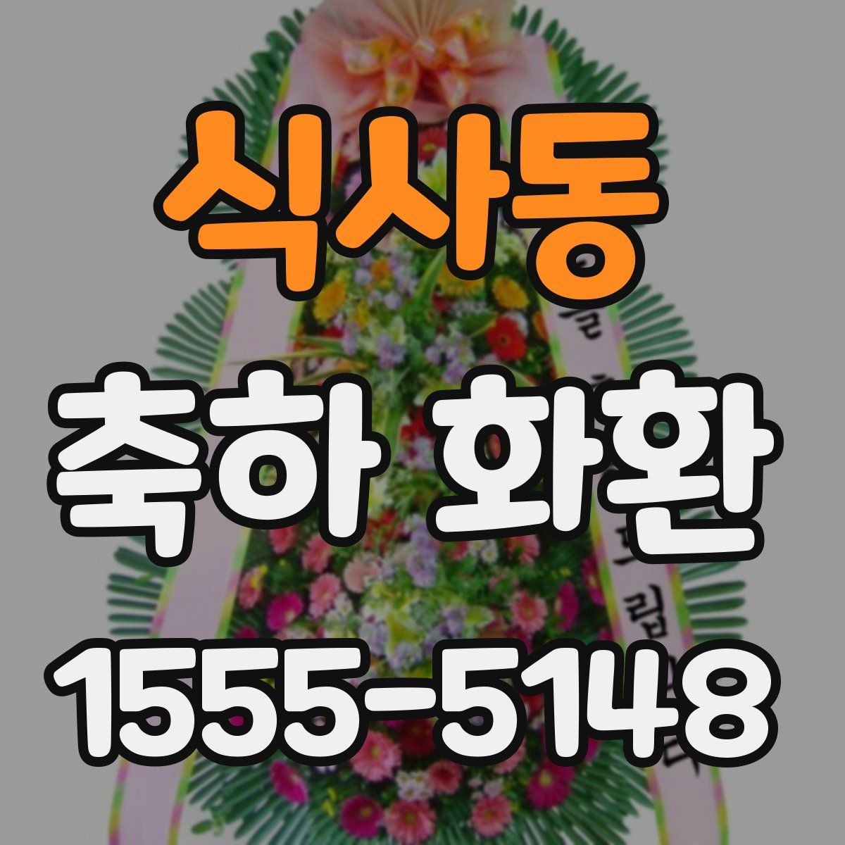 식사동 축하 화환