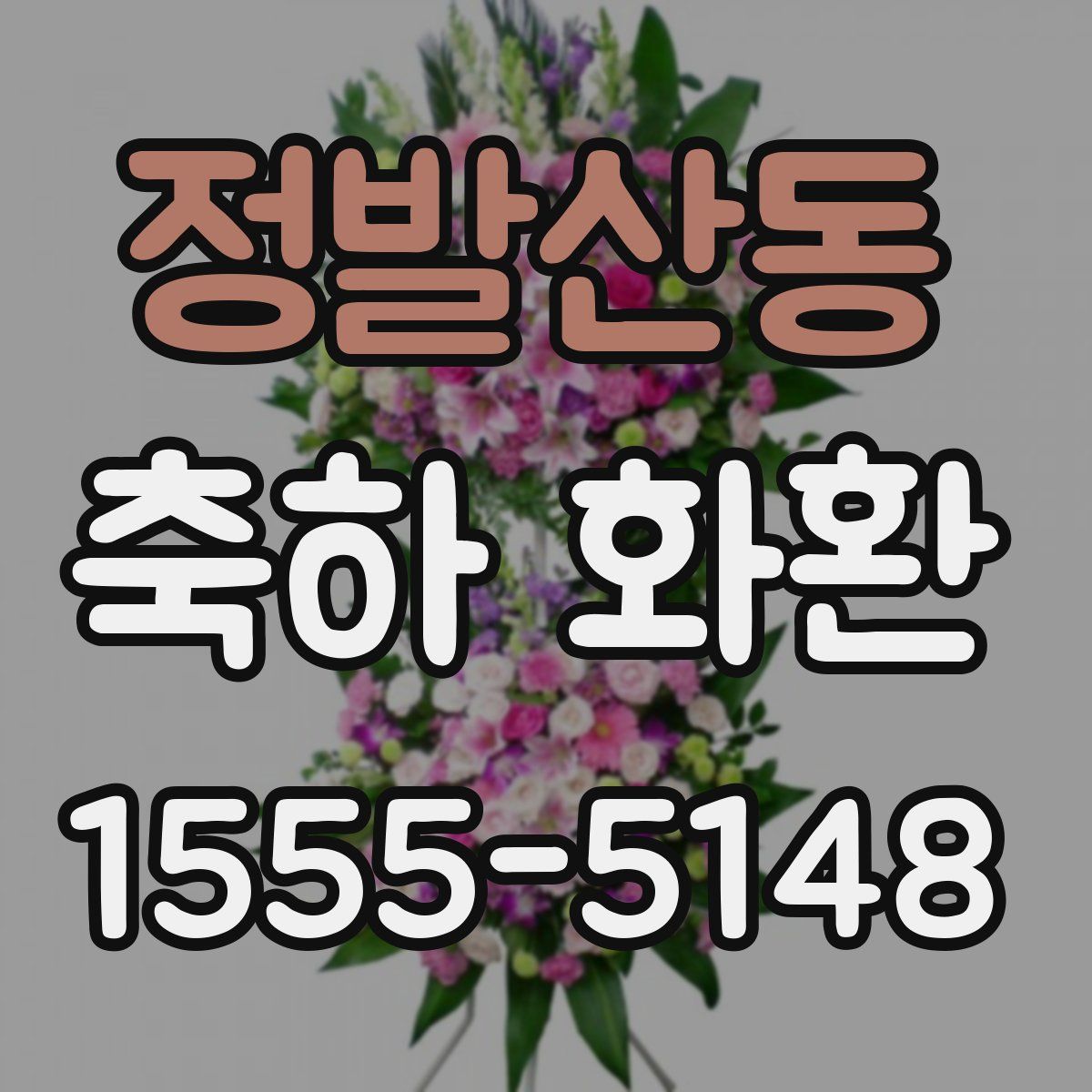 정발산동 축하 화환