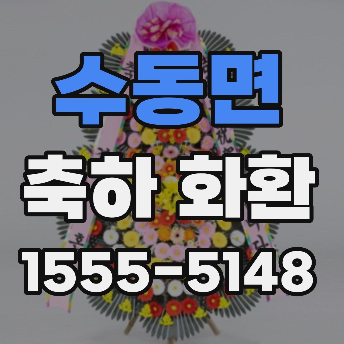 수동면 축하 화환