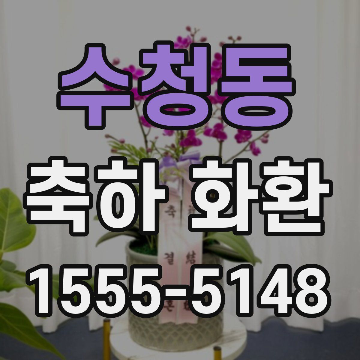 수청동 축하 화환