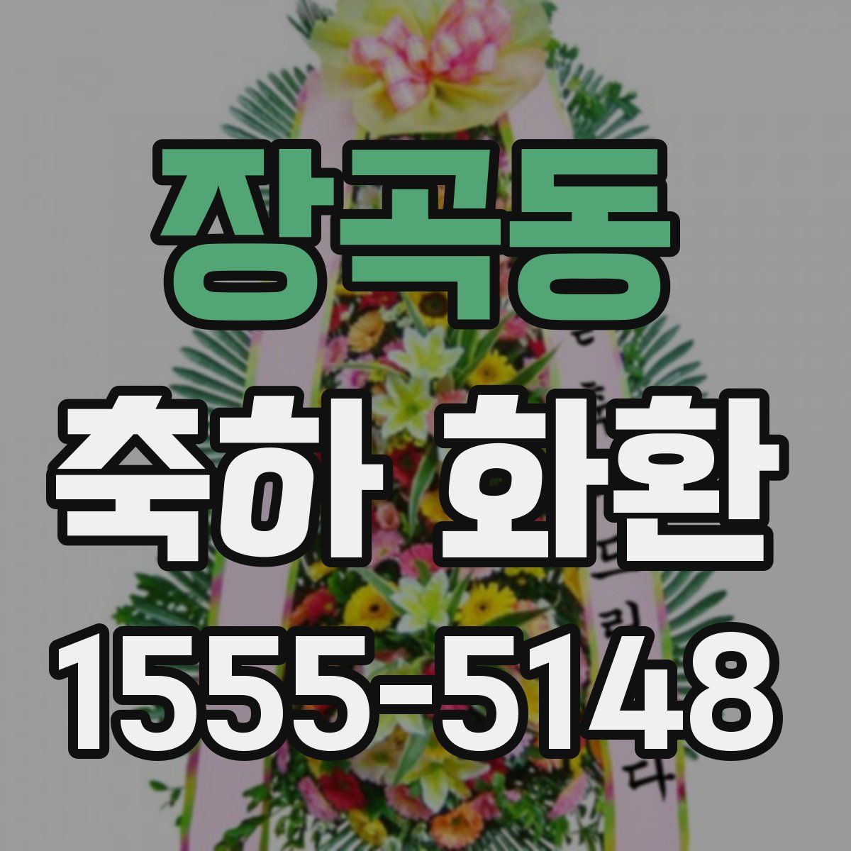 장곡동 축하 화환