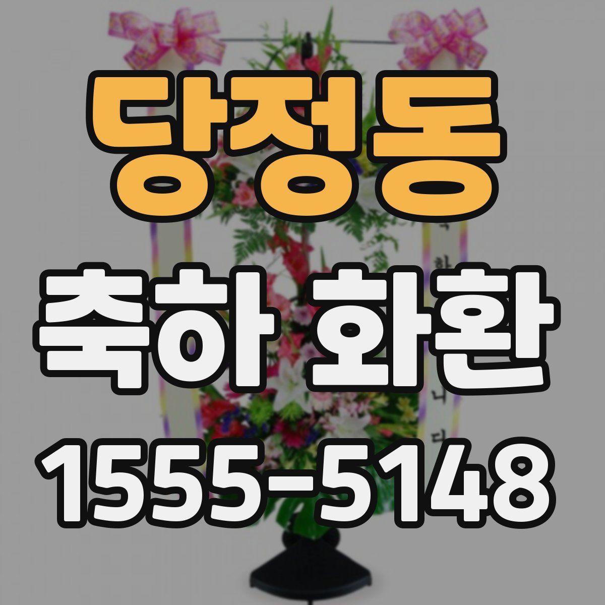당정동 축하 화환