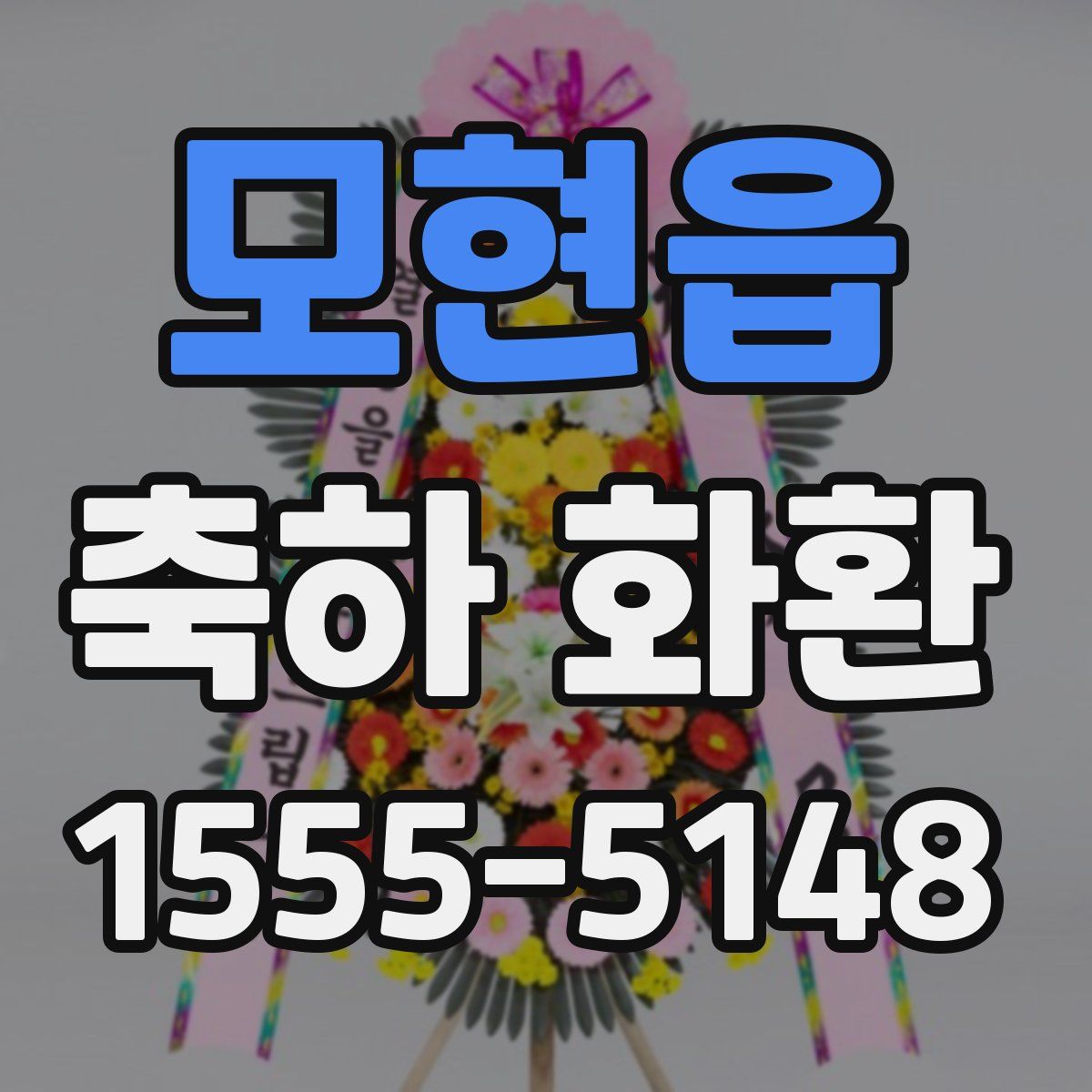 모현읍 축하 화환