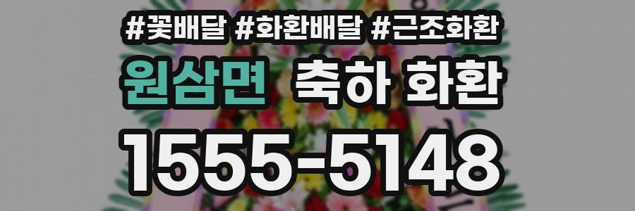 원삼면 축하 화환