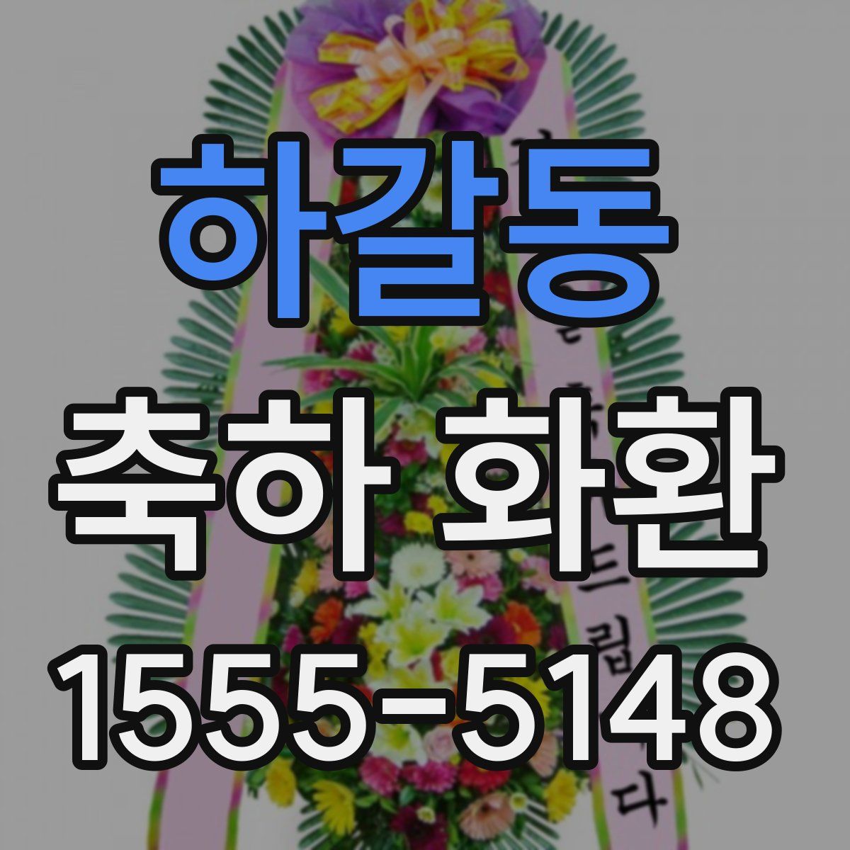 하갈동 축하 화환