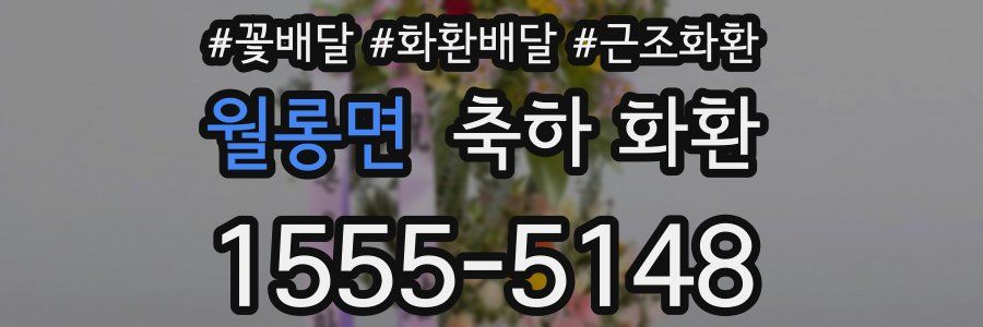 월롱면 축하 화환