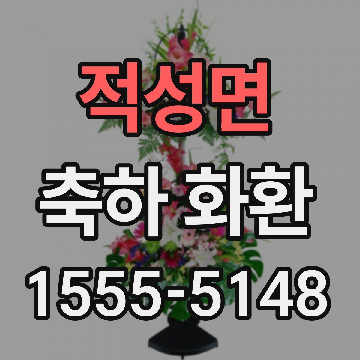 적성면 축하 화환