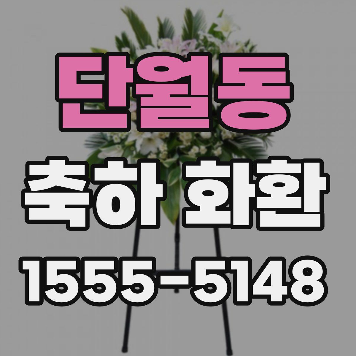 단월동 축하 화환