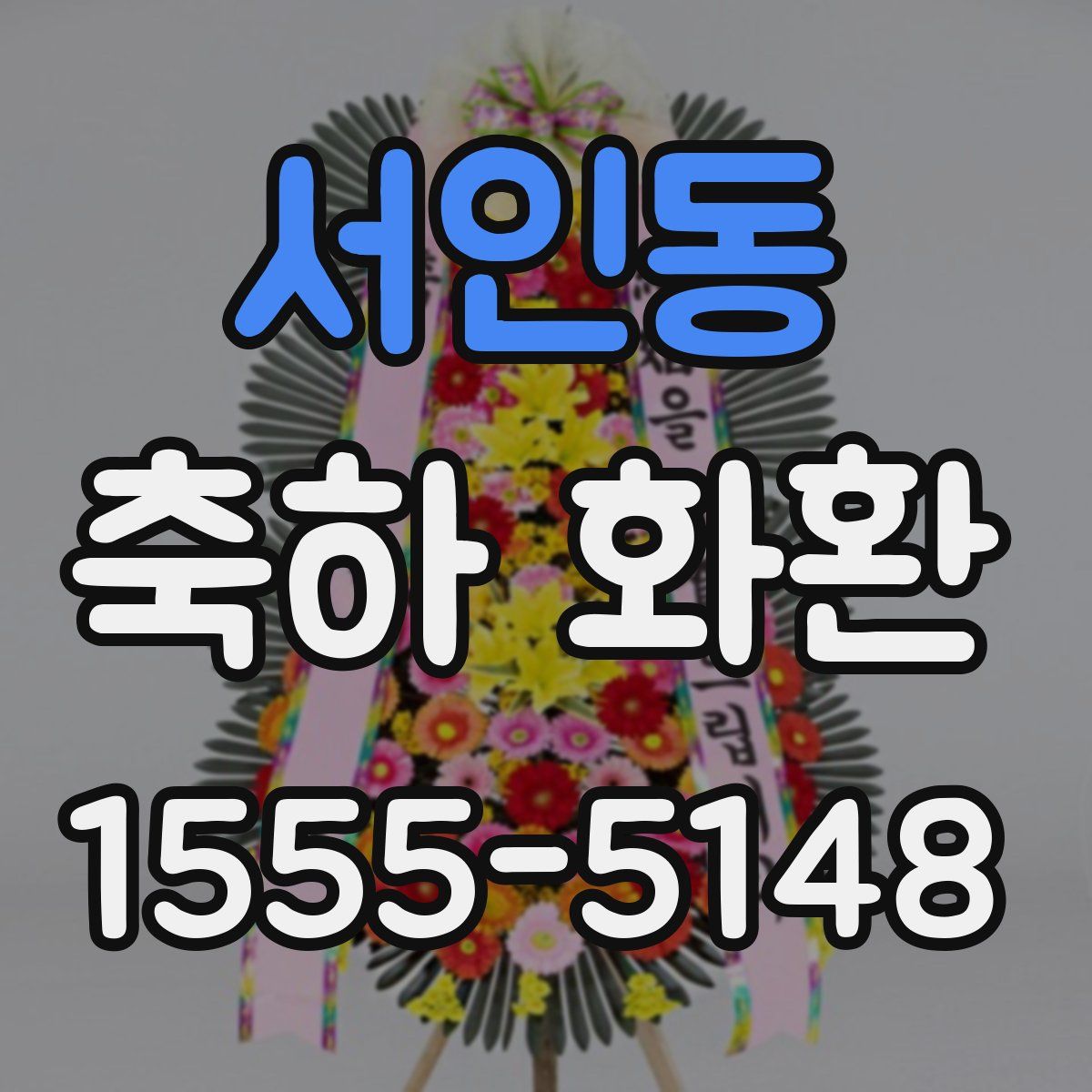 서인동 축하 화환
