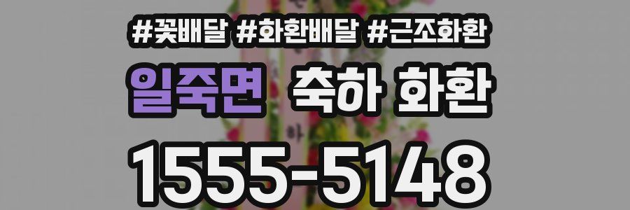 일죽면 축하 화환