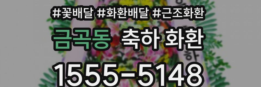 금곡동 축하 화환