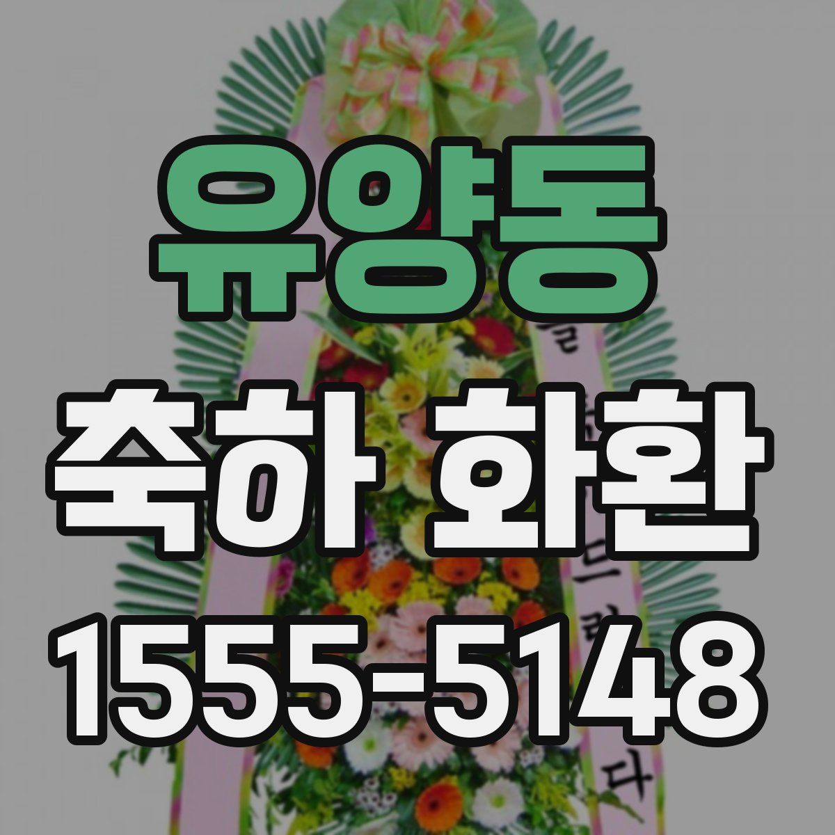 유양동 축하 화환