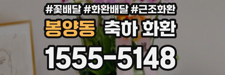 봉양동 축하 화환