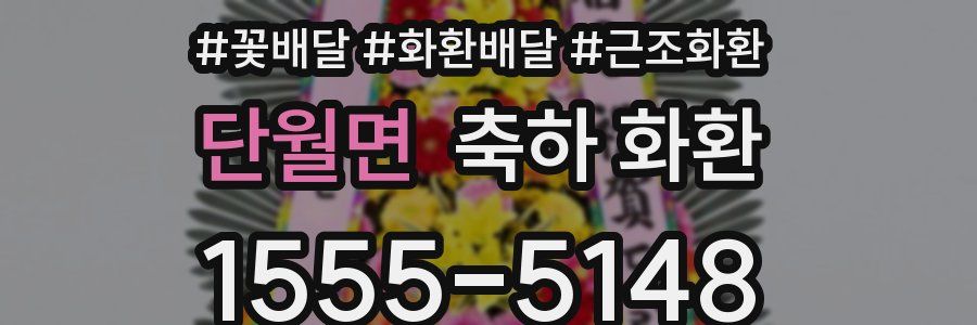 단월면 축하 화환
