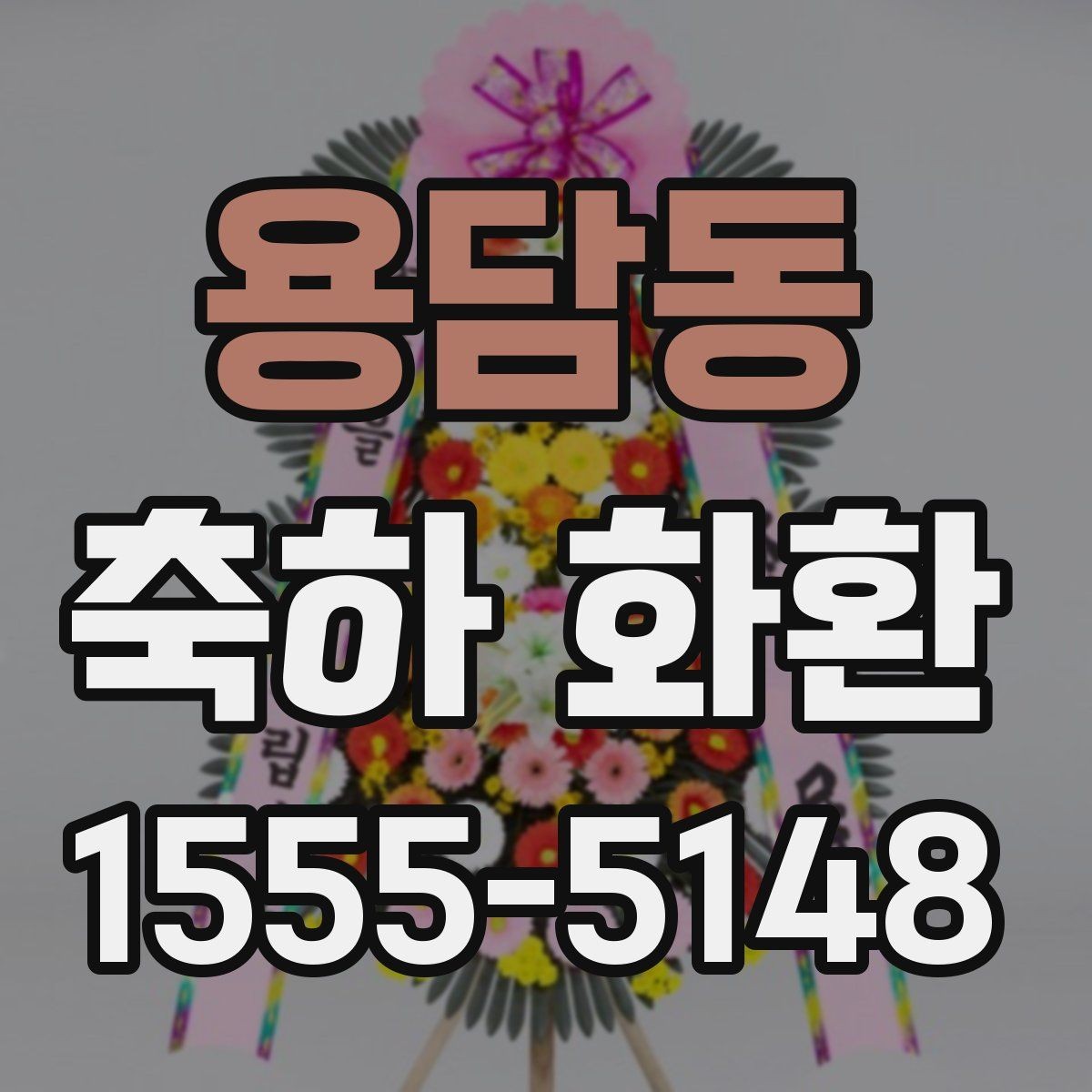 용담동 축하 화환 사진과 실제 느낌 차이 알아보기