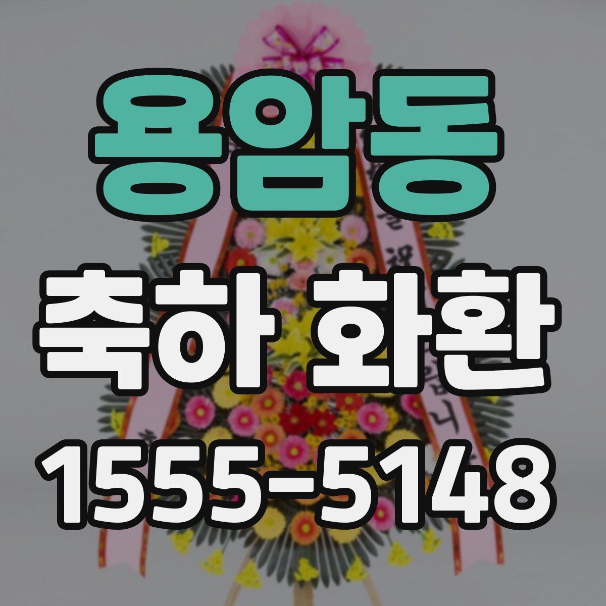 용암동 축하 화환