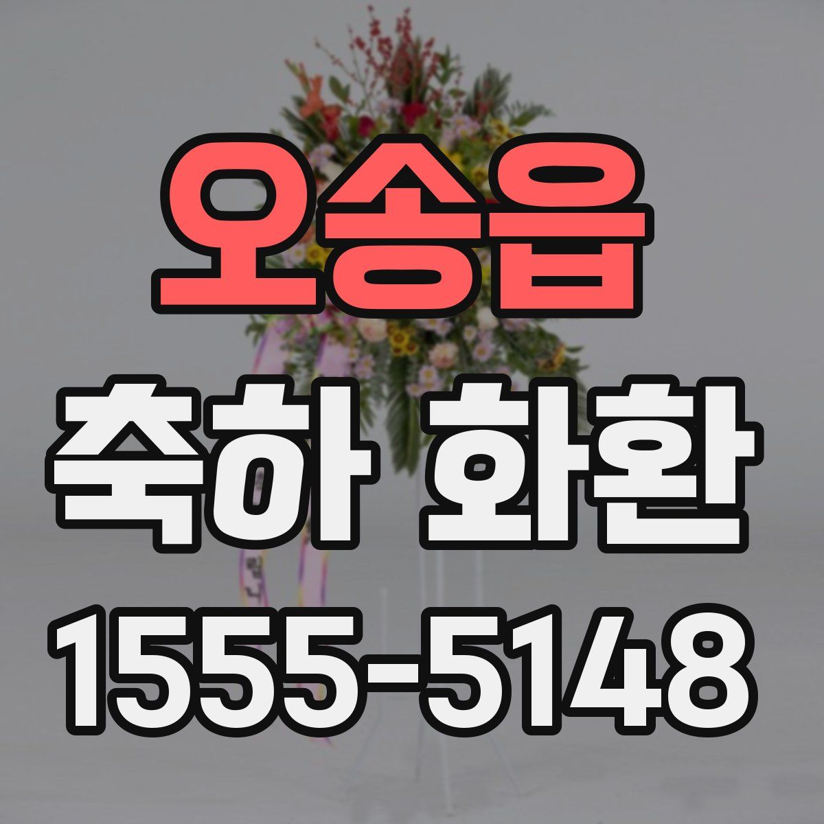 오송읍 축하 화환