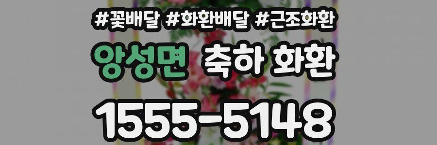 앙성면 축하 화환