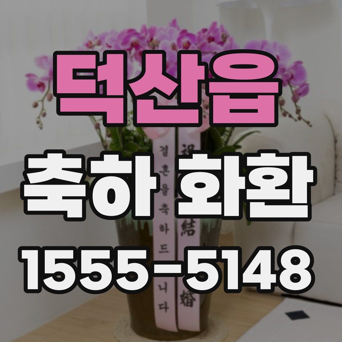 덕산읍 축하 화환 가격대와 구성 확인하기