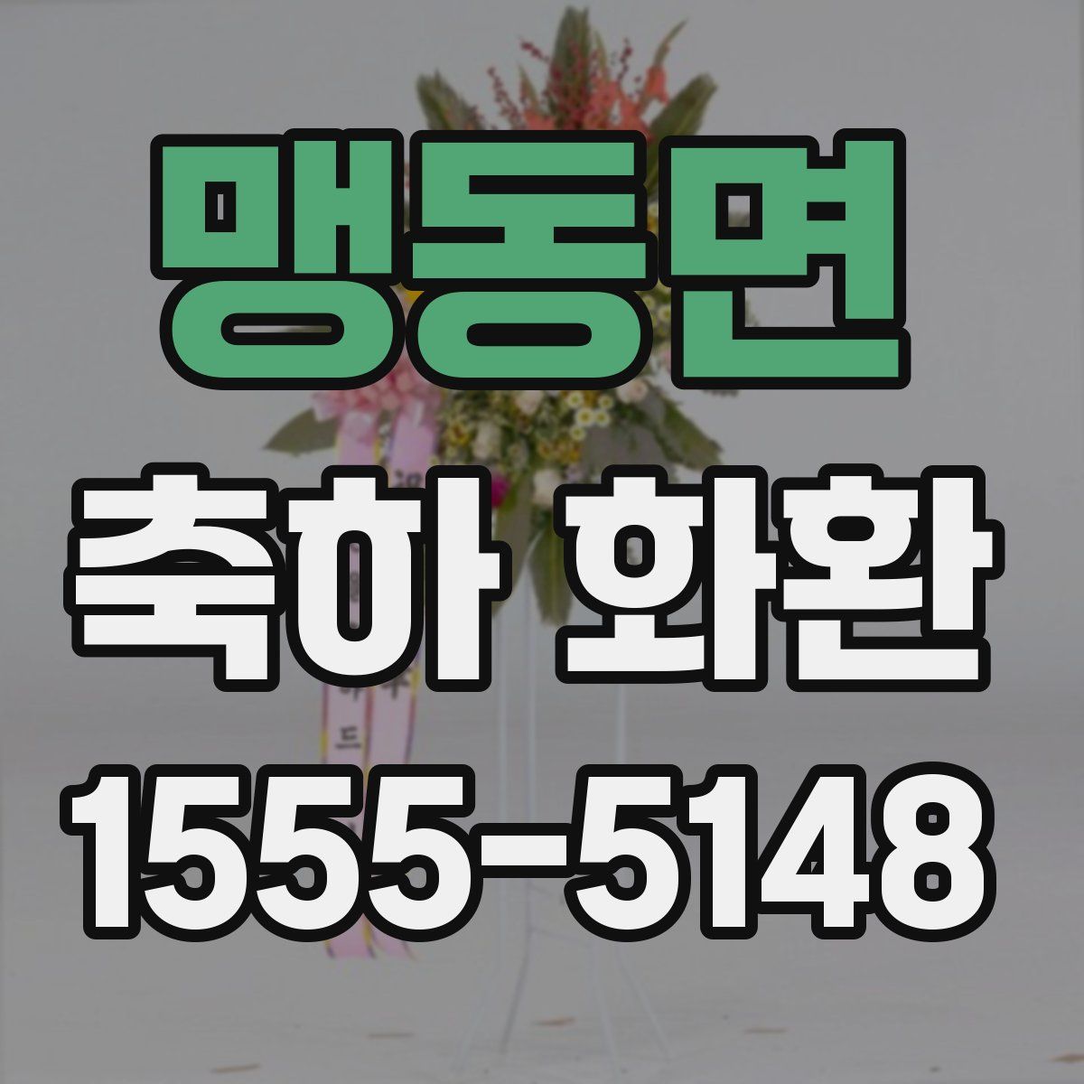 맹동면 축하 화환