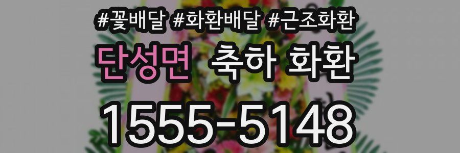 단성면 축하 화환