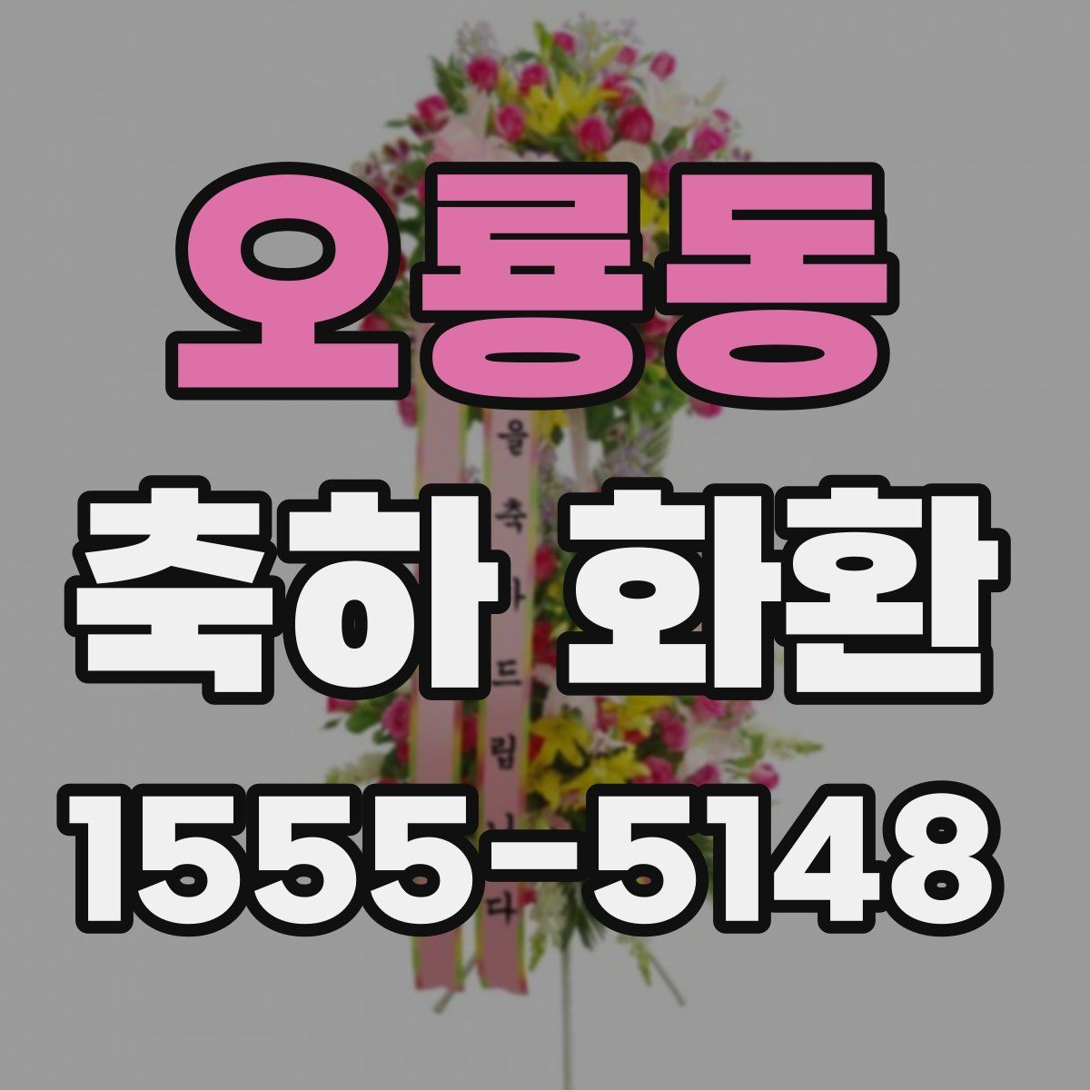 오룡동 축하 화환