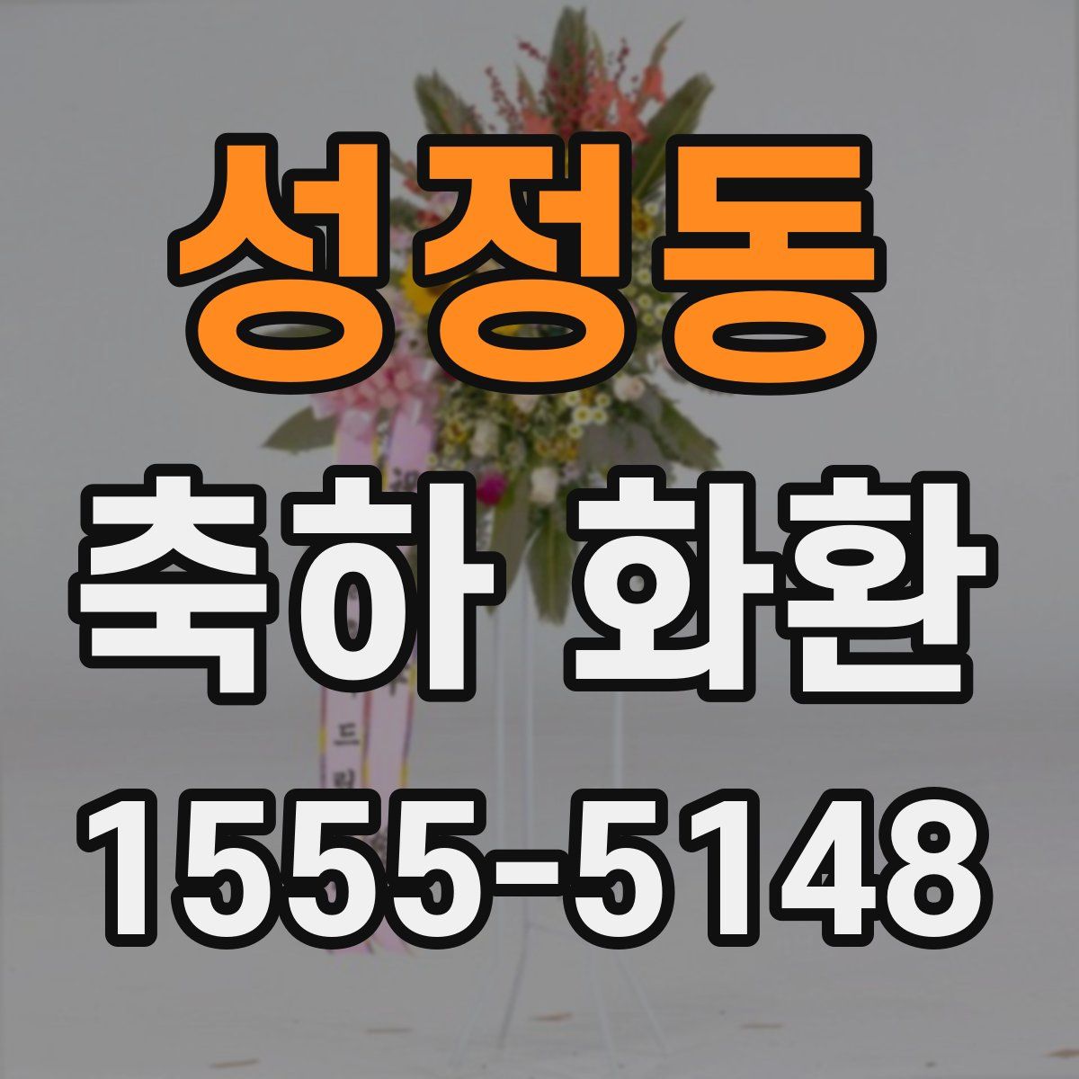 성정동 축하 화환