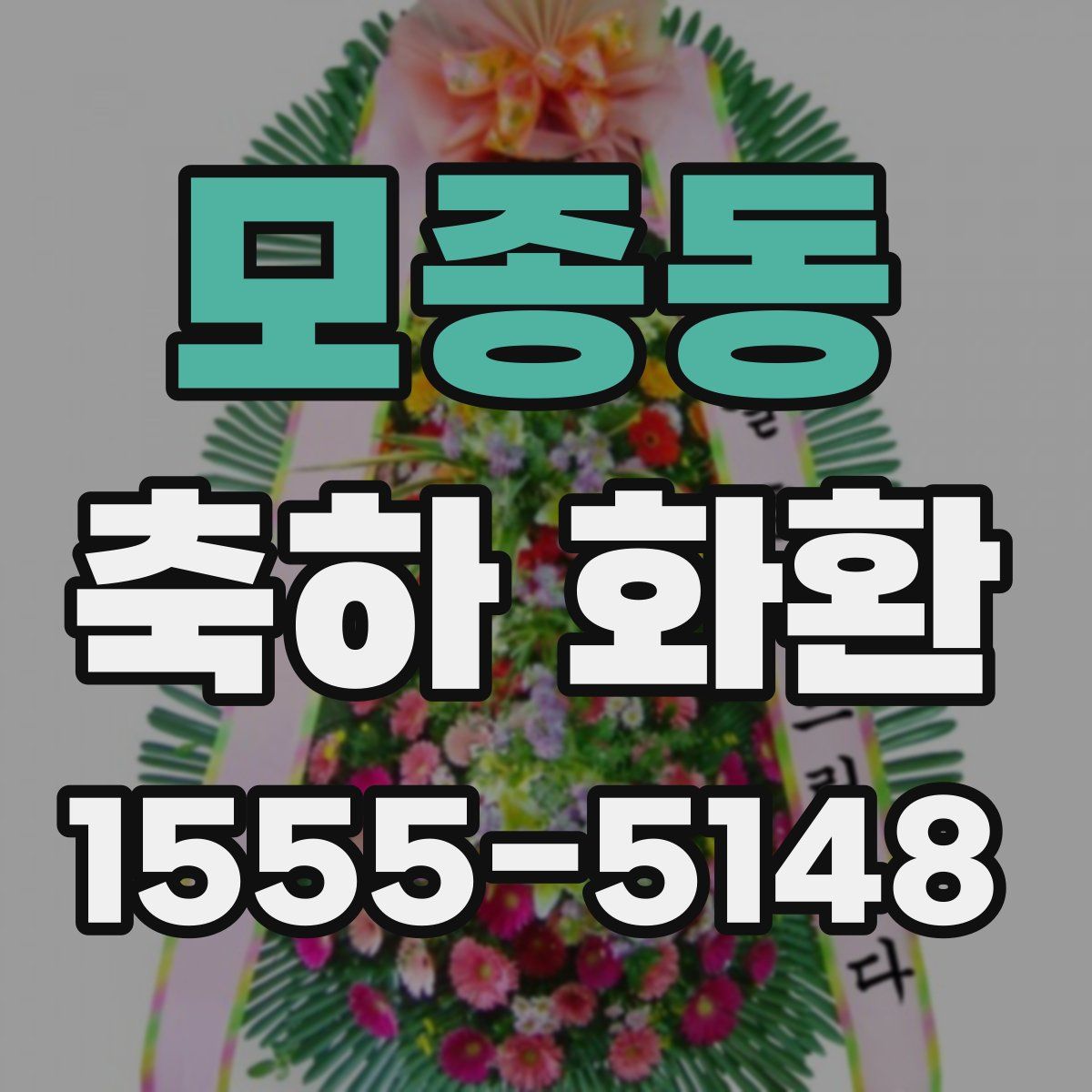 모종동 축하 화환