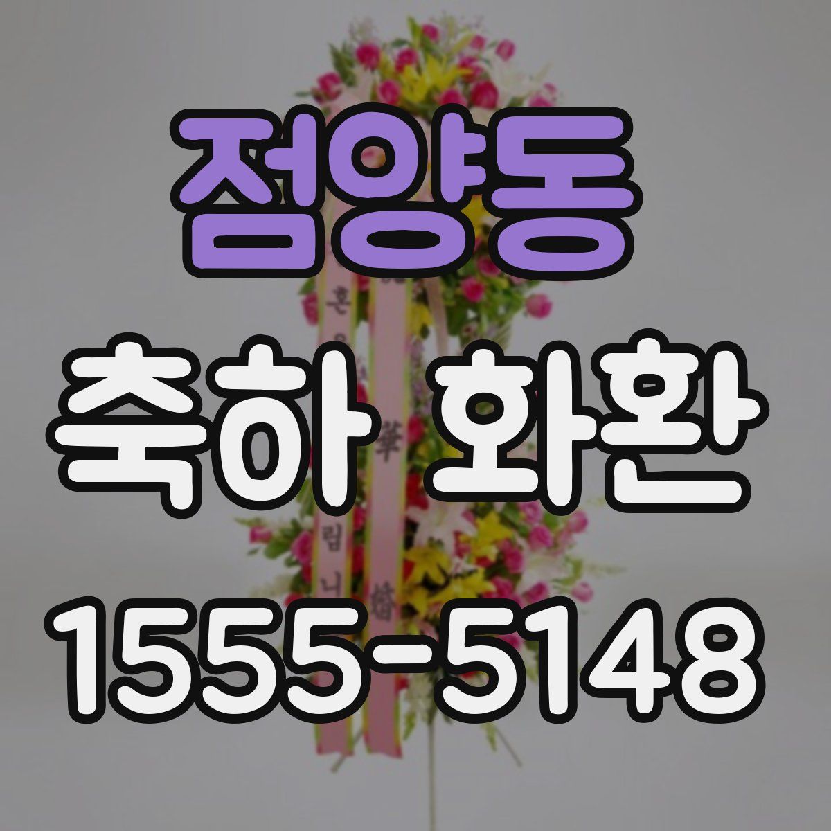 점양동 축하 화환