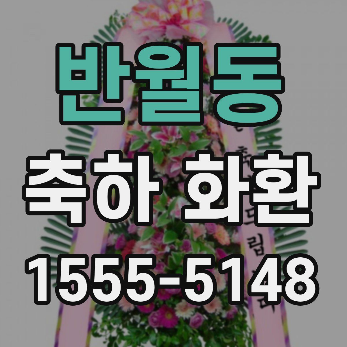 반월동 축하 화환