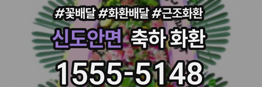 신도안면 축하 화환