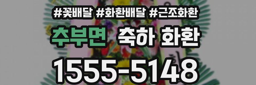 추부면 축하 화환