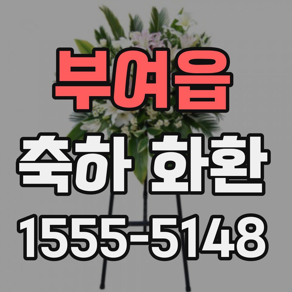 부여읍 축하 화환