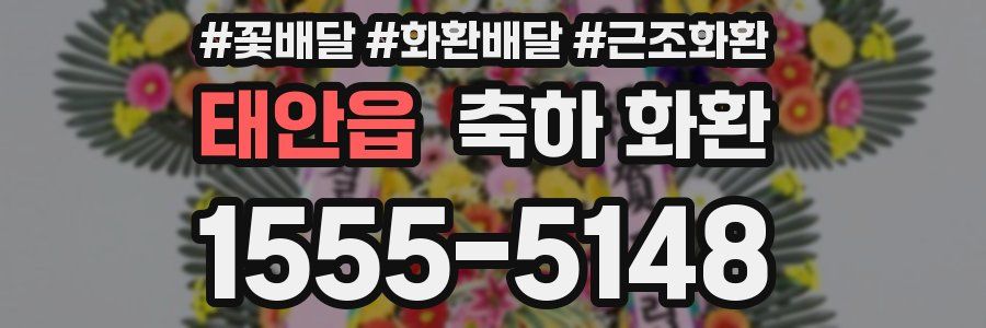 태안읍 축하 화환