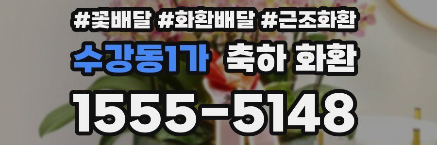 수강동1가 축하 화환