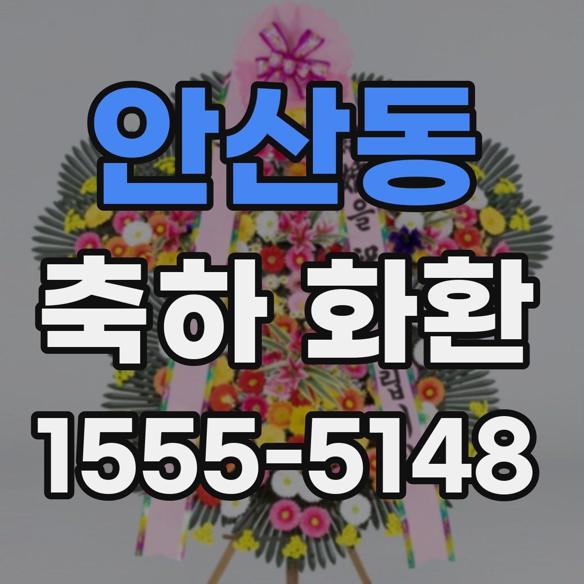 안산동 축하 화환