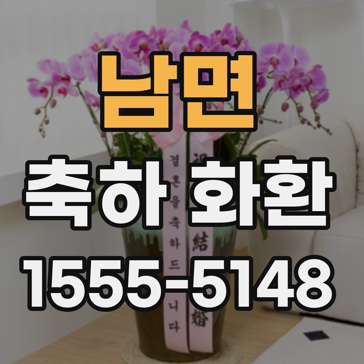 남면 축하 화환