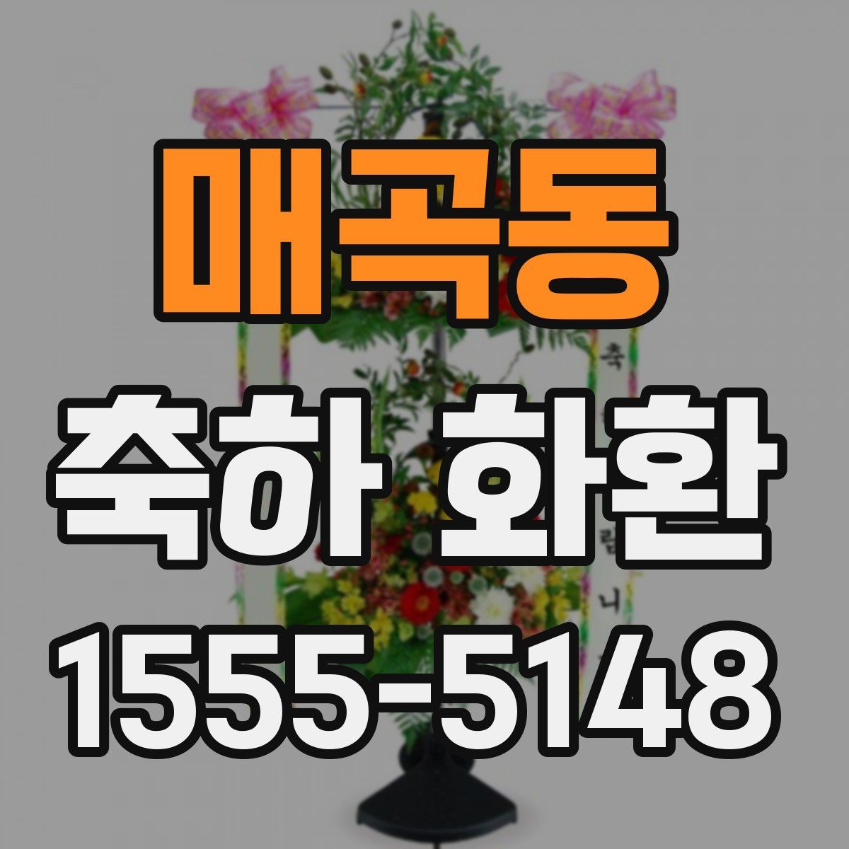 매곡동 축하 화환
