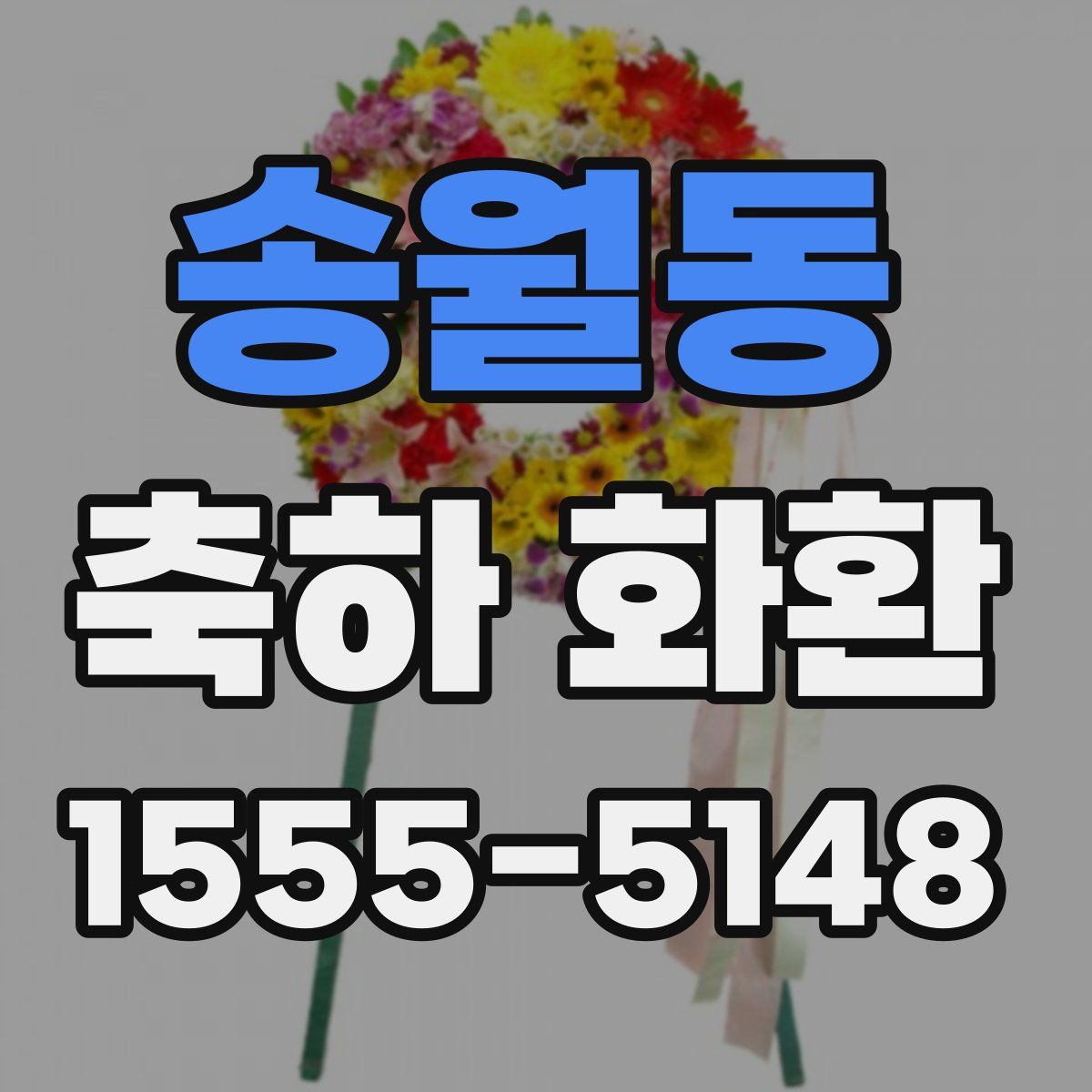 송월동 축하 화환