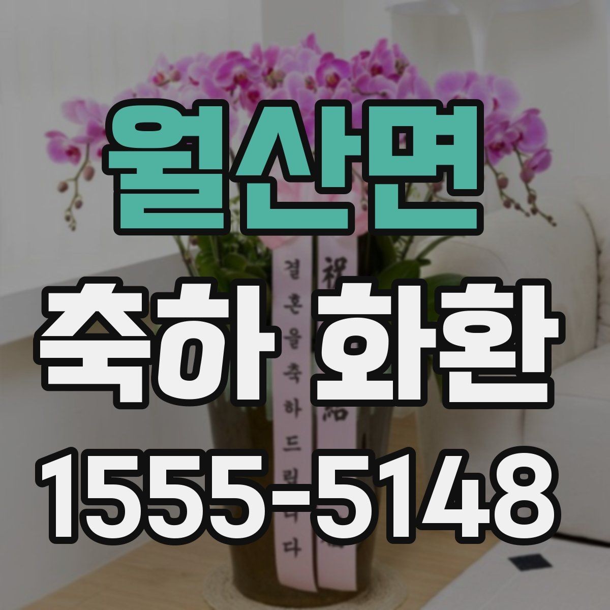 월산면 축하 화환 계절별 추천 색 조합