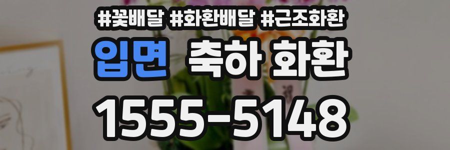 입면 축하 화환