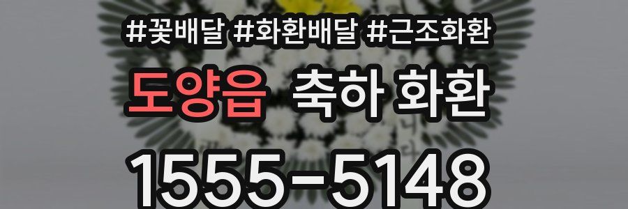 도양읍 축하 화환