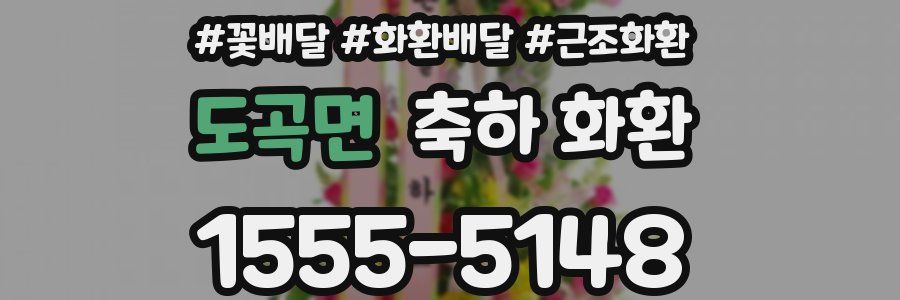 도곡면 축하 화환