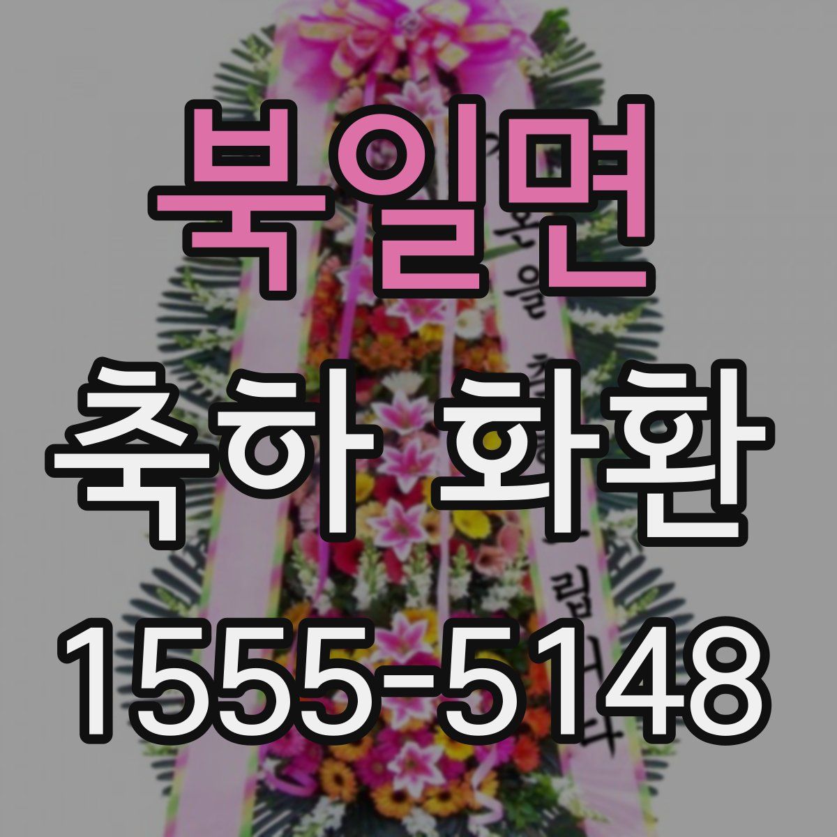 북일면 축하 화환
