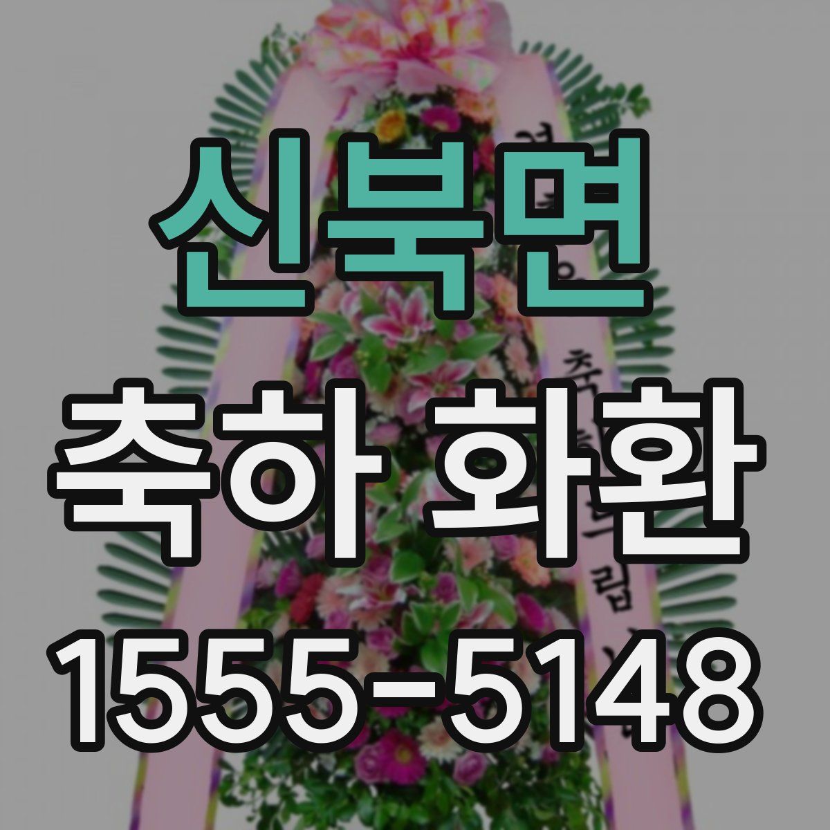신북면 축하 화환