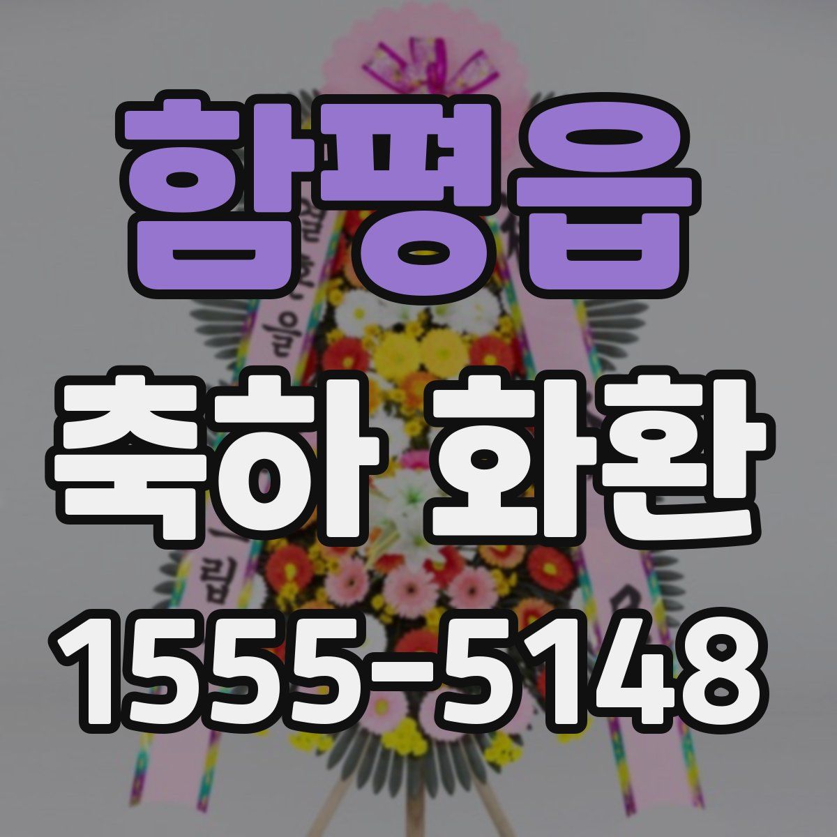 함평읍 축하 화환