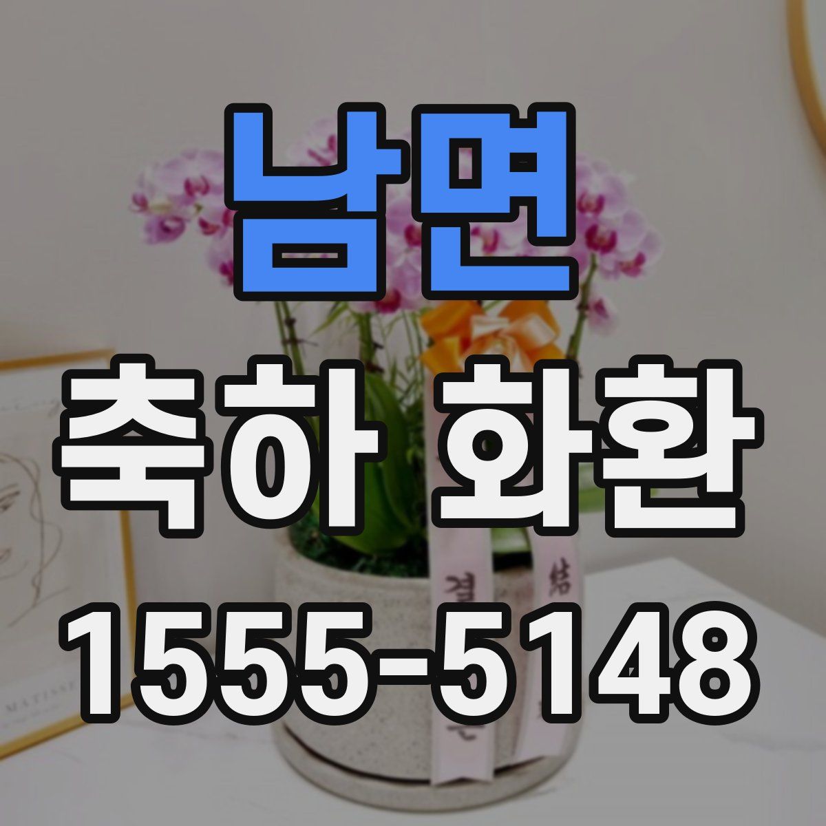 남면 축하 화환