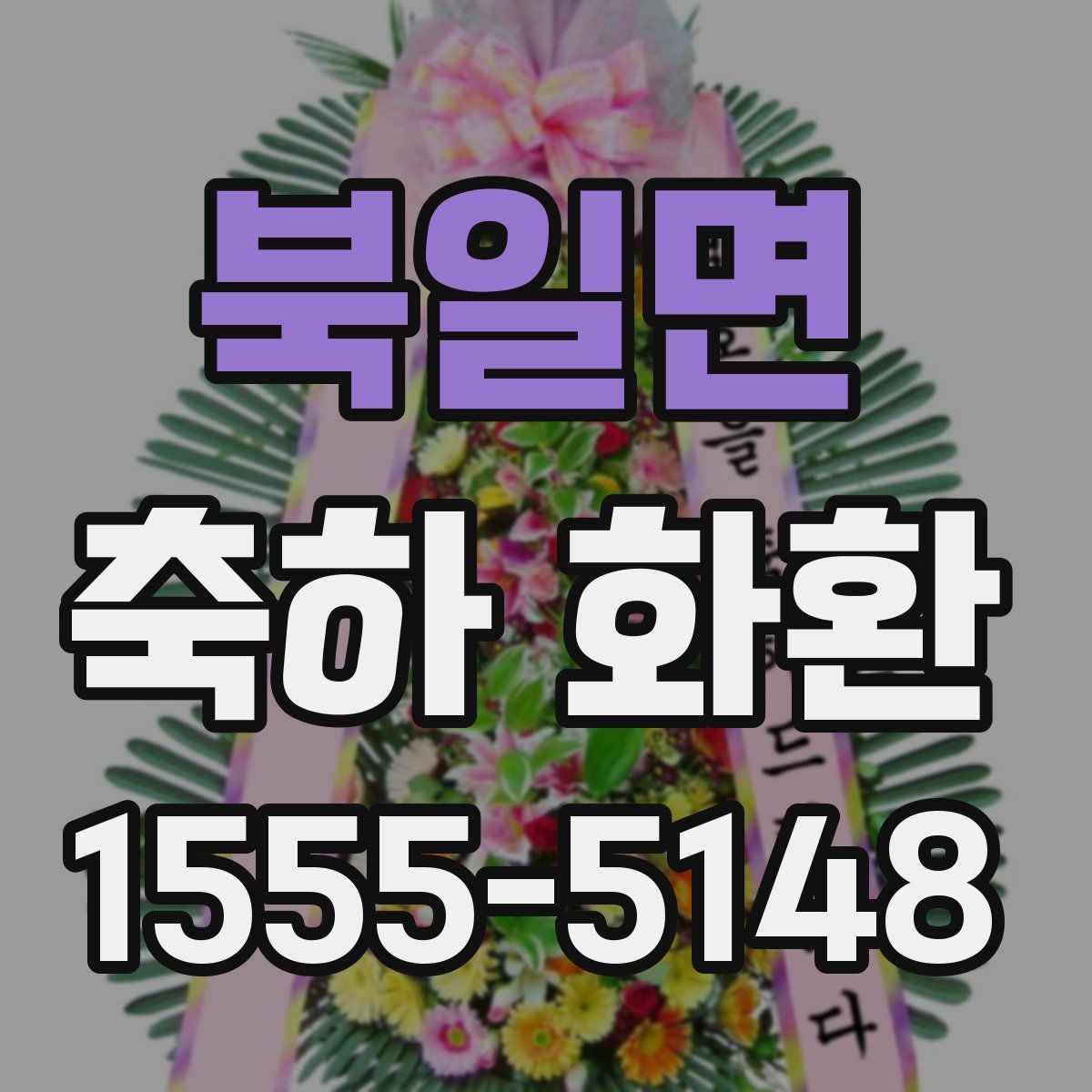 북일면 축하 화환